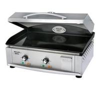 Roller Grill Plancha électrique PCE 6000 Acier émaillé Métal - Récupérateur de jus et graisses