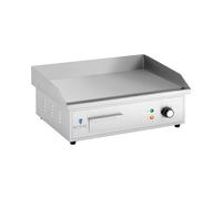 Plancha électrique professionnelle - 530 x 350 mm - Royal Catering - Surface Lisse - 3,000 W
