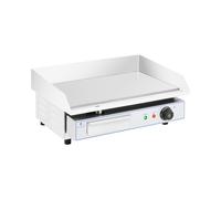 Plancha électrique professionnelle - 550 x 350 mm - Royal Catering - Lisse - 3,000 W