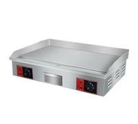 Plancha Électrique Professionnelle INOX Surface Antiadhésive 300℃