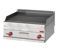 Plancha Electrique Professionnelle Lisse - Triphasé - Gastro M - - Acier inoxydable 700x650x280mm