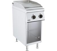 Plancha Electrique Professionnelle Rainurée Profondeur 700 Combisteel