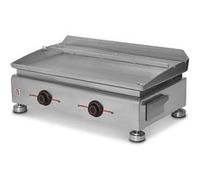 Plancha électrique Silvia IIG Inox BRASERO - Plaque inox 67 x 34 cm - 2800 W - Jusqu'à 10 convives 68 x 28 x 40 cm Argent