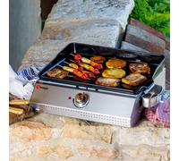 Somagic Barbecues Plancha électrique Telia – fonte émaillée pour 8 personnes 64,5 x 45,5 x 20 cm