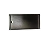 Barbecook Plaque de Cuisson Barbecue Universelle en Fonte émaillée, Accessoire plancha, Noir, 43x21cm