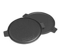 Barbecook Plaque de cuisson universelle pour barbecue au charbon ronde en fonte émaillée 35cm Noir