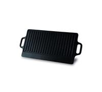 Baumalu 385225 Plancha 42 cm en Fonte Utilisable des Deux Côtés, Noir