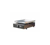 Plancha Tonio - Plancha Lagos - 2 à 6 personnes - Gaz butane propane - Plaque de cuisson inox - Caisson Acier Époxy - 2450 W - Allumage Piezzo Mécanique - Fabrication 100 % Française