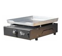 Plancha Tonio - Plancha Lagos - 2 à 6 personnes - Gaz butane propane - Plaque de cuisson inox - Caisson Acier Époxy - 2450 W - Allumage Piezzo Mécanique - Fabrication 100 % Française