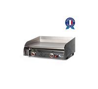 Plancha gaz 2 feux Baila tout inox inox G