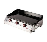 Somagic Barbecues Plancha gaz So Premium 3 brûleurs 10,5 kW Gris clair G