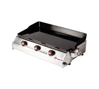 Somagic Barbecues Plancha gaz So Premium 3 brûleurs 10,5 kW Gris clair G