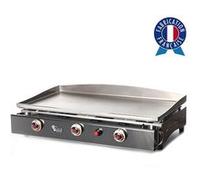Plancha gaz 3 feux Lagoa tout inox inox G