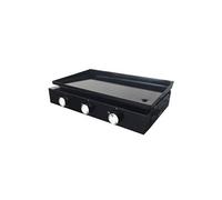 Plancha gaz acier émaillé - 3 brûleurs