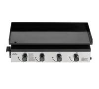 BIGHORN Plancha à gaz de 10kw,Grande surface de cuisson avec 4 brûleurs individuels，Plancha portable et extérieur