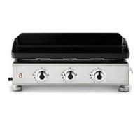 Plancha gaz Brasero Silvia II G 3 feux plaque fonte