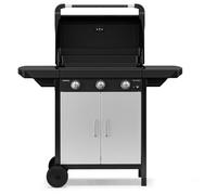 Plancha gaz CAMPINGAZ EX 3 noir 3 brûleurs sur chariot couvercle de cuissson, 60x35 cm