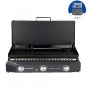 Plancha gaz Sorio 3 LXD Twin + couvercle - Campingaz