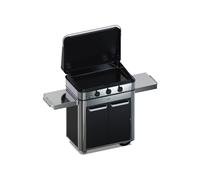 Combo Plancha gaz Enosign 80 Inox et Noir (Chariot - Capot)
