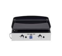Plancha Eno Initial 50 Gaz 2 brûleurs 5000 W Noir et Inox Inox G