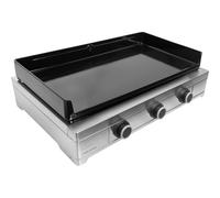 Forge Adour Plancha gaz Modern 75 I 6000 W Noir et Argent