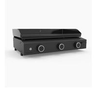 Plancha gaz - FORGE ADOUR - ORIGIN 75 - Acier noir - 3 brûleurs - 7500W