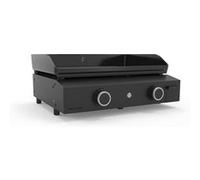 Forge Adour Plancha gaz ORIGIN 60 – Acier noir, 2 brûleurs, 10 ans de garantie