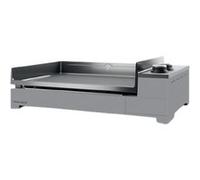 Plancha gaz Premium 60 acier avec housse et couvercle pour plancha
