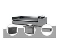 Plancha gaz Forge Adour Premium 75 acier avec couvercle, chariot et housse G