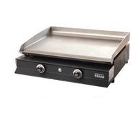 Plancha à gaz IBISSA 2 feu - Plaque INOX et caisson INOX - IB1_2F