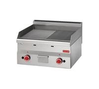 Plancha Gaz - Idéale pour Professionnel - Gastro M - - Acier inoxydable 600x600x280mm