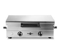 PLANCHA GAZ KRAMPOUZ CLUB DOUBLE PFCB2MA KR 4000 W INOX