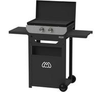 Plancha à gaz Le Marquier Original 260 Duo + Chariot et couvercle sur charnières