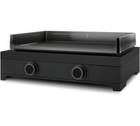 Plancha gaz Modern gaz 60 cm, Chassis acier noir, 2 brûleurs
