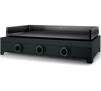 Plancha gaz Modern gaz, 75 cm, 3 brûleurs, Chassis acier noir