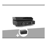 Plancha gaz origin 60 acier châssis inox + housse - forge adour