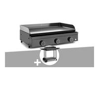 Plancha gaz Origin 75 acier avec chariot - FORGE ADOUR