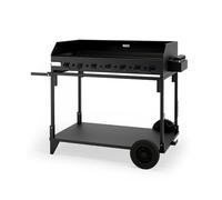 Plancha à gaz Le Marquier Pakita 4105 + Chariot - Noir