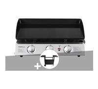 Plancha gaz Prato 3 brûleurs + Chariot - Jardideco