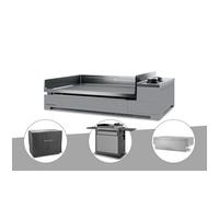 Plancha gaz Forge Adour Premium 60 acier avec couvercle chariot et housse