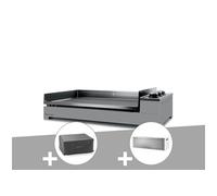 Plancha gaz Forge Adour Premium 75 acier avec housse et couvercle pour plancha G