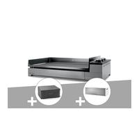Plancha gaz Premium 75 inox avec housse et couvercle pour plancha - Forge Adour inox G