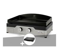 Plancha gaz signature allure 260 duo + couvercle de protection - le marquier