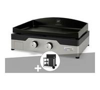 Plancha gaz Signature Allure 260 Duo + Desserte -