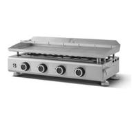 Plancha gaz Silvia II Evo 4 feux 84 cm