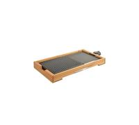 Plancha/Gril de table -2000 W-Surface cuisson 51 x 25,5 cm-TH-Tiroir à graisse-Bambou