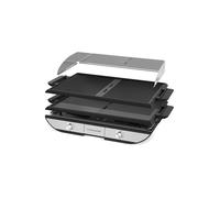 Combiné plancha-gril inox