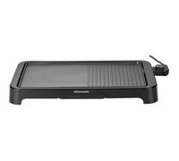 Arthur Martin Plancha électrique AMPL204 – 2000W, 2 zones, anti-adhésive, thermostat réglable, Noir