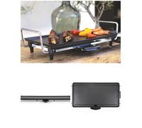 Plancha Grill électrique XXL Design Pro 43cm x 22.5 cm - Anti adhésive - 2000W Plaque de cuisson Teppan Yaki