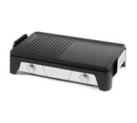 Riviera&Bar Plancha-Gril QPL550 Cook & Serve Bi-Zone 2130W Noir/Argent